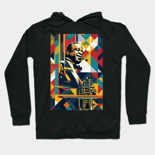 Art Deco Louie Armstrong Hoodie